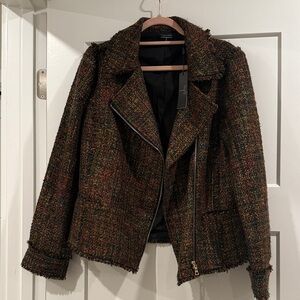 Tahari Multicolor Tweed Blazer